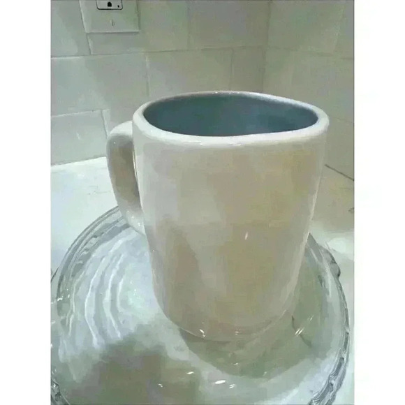 Rae Dunn Robins Egg Mug with Easter Eggs White with Blue Interior 20 Ounces - Picture 6 of 10